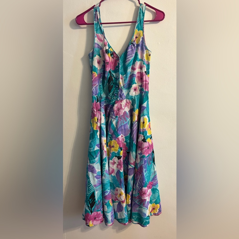 Vintage Coco Of California Floral Dress Size 6